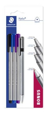 Vegyes írószer készlet, 4 darabos, STAEDTLER "Triplus® multi set 34P2"